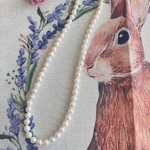 Classic Akoya light gold Pearl Necklace